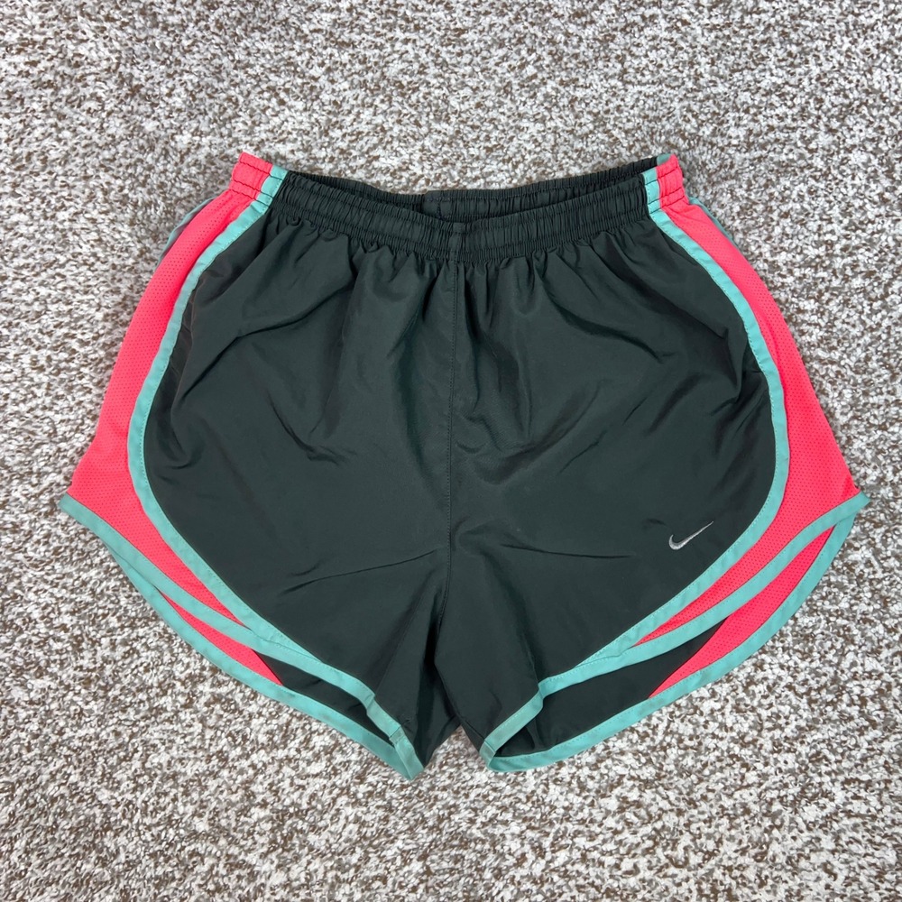 Nike Shorts Womens Small Gray Dri FIT Running Workout Tempo Lined Workout Gym